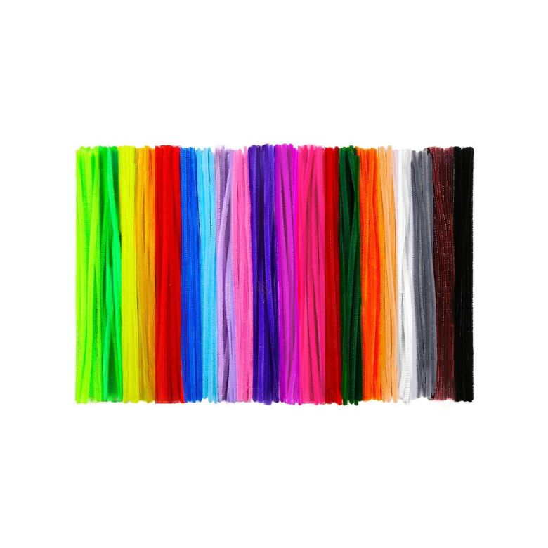 multi-colored pipe cleaners