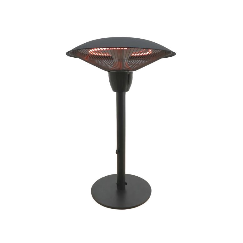 Black Electric Tabletop Patio Heater