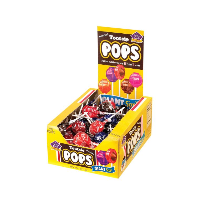 box of tootsie roll pops