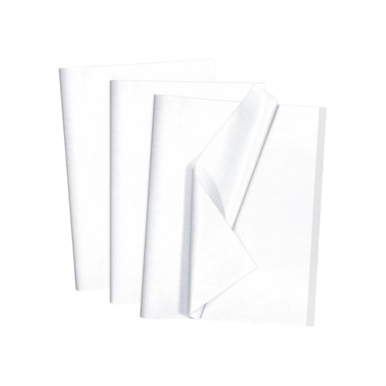 white tissue paper