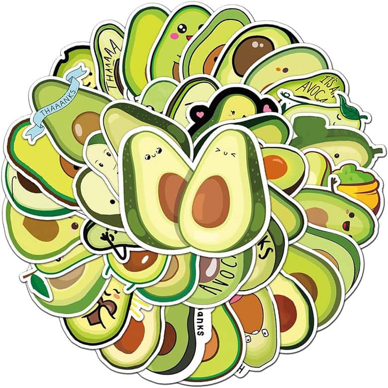 avocado stickers