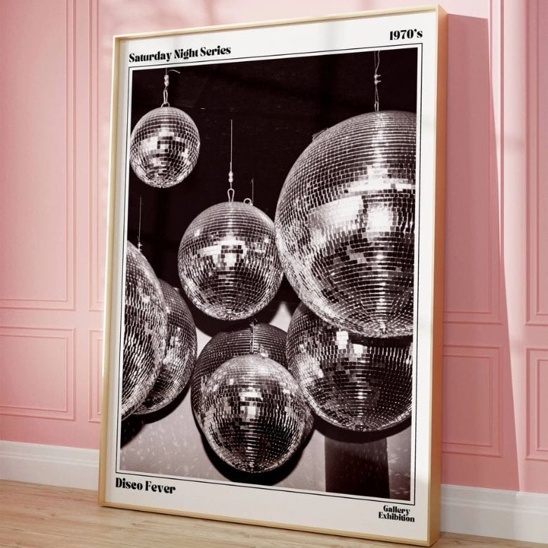 Discoball Poster