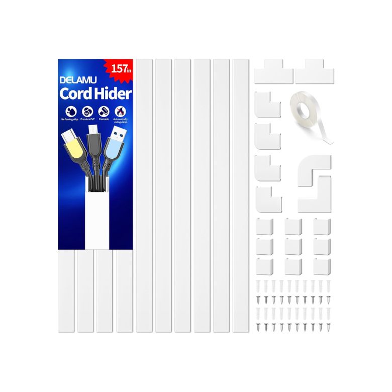 White Cord Hider Kit