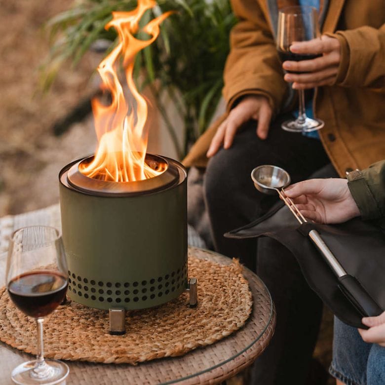 Olive Table Top Wood Burning Fire Pit