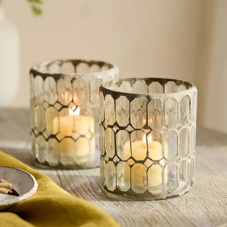 Paned Mosaic Votives