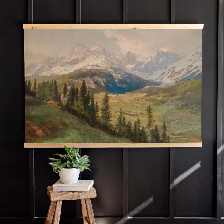 Mountain Oil Painting Wall Art