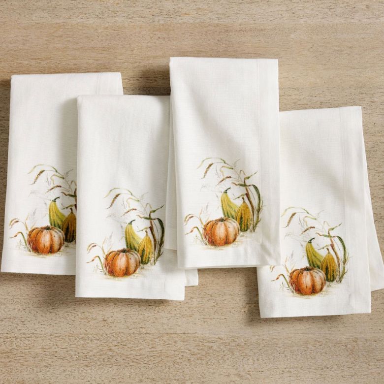 Gourd Cotton/Linen Napkins
