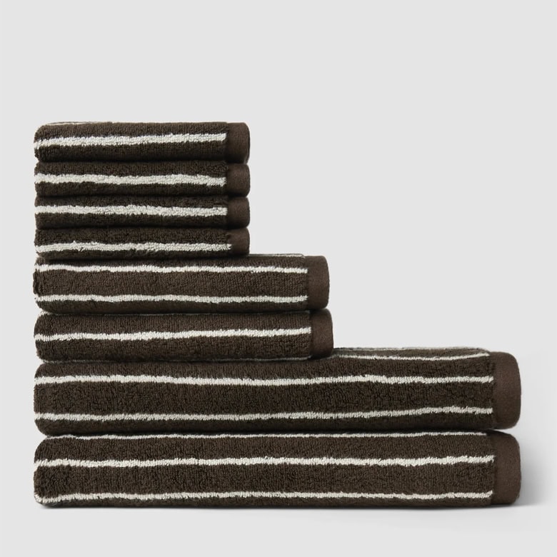 cozy striped towels