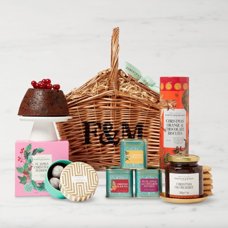 Fortnum & Mason Merry Maker Gift Hamper of Seasonal Snacks and Teas