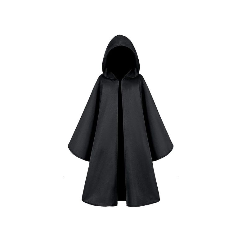 Black Kids Robe Hooded Cloak