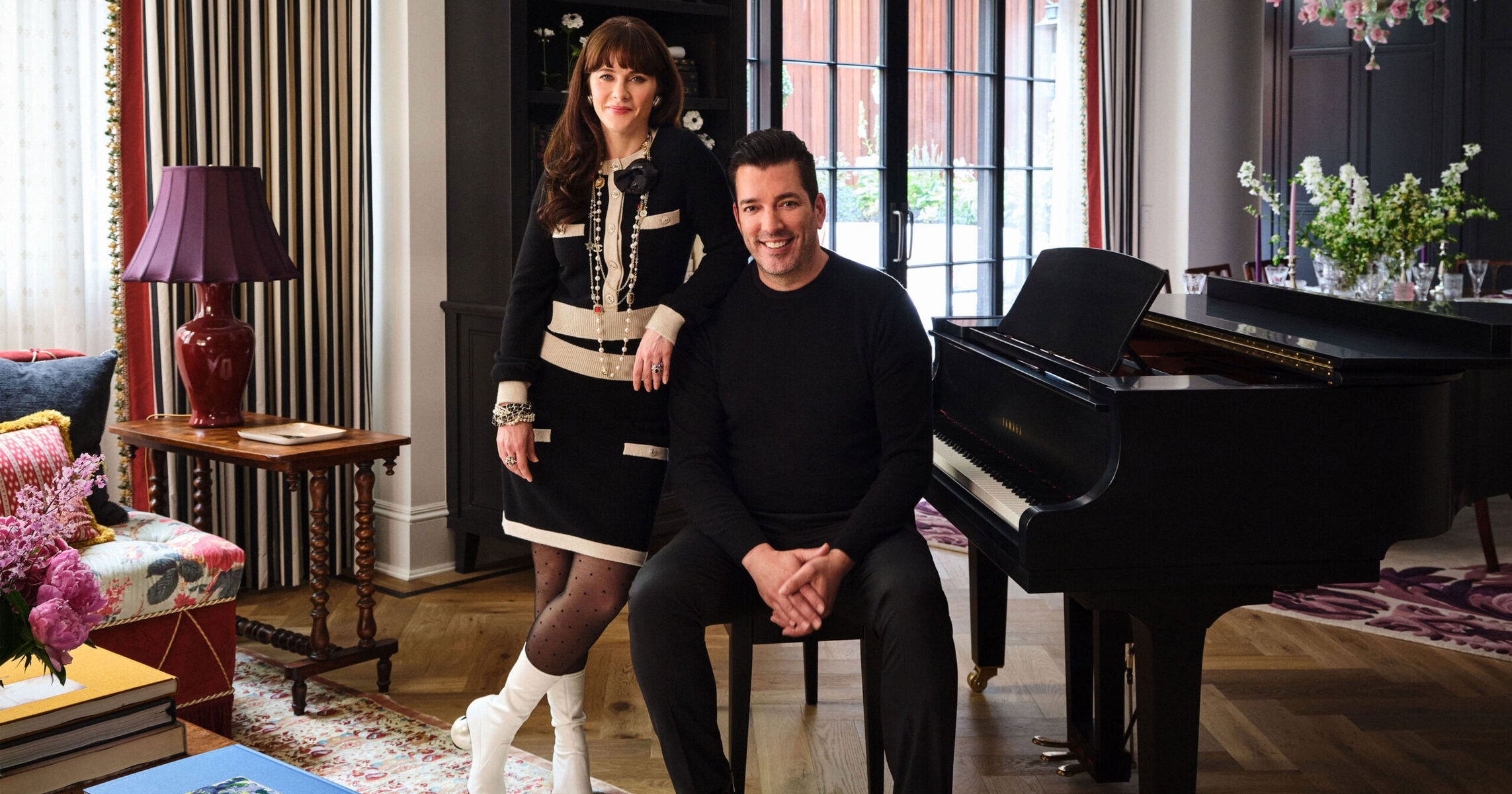 zooey deschanel and jonathan scott in their nyc house