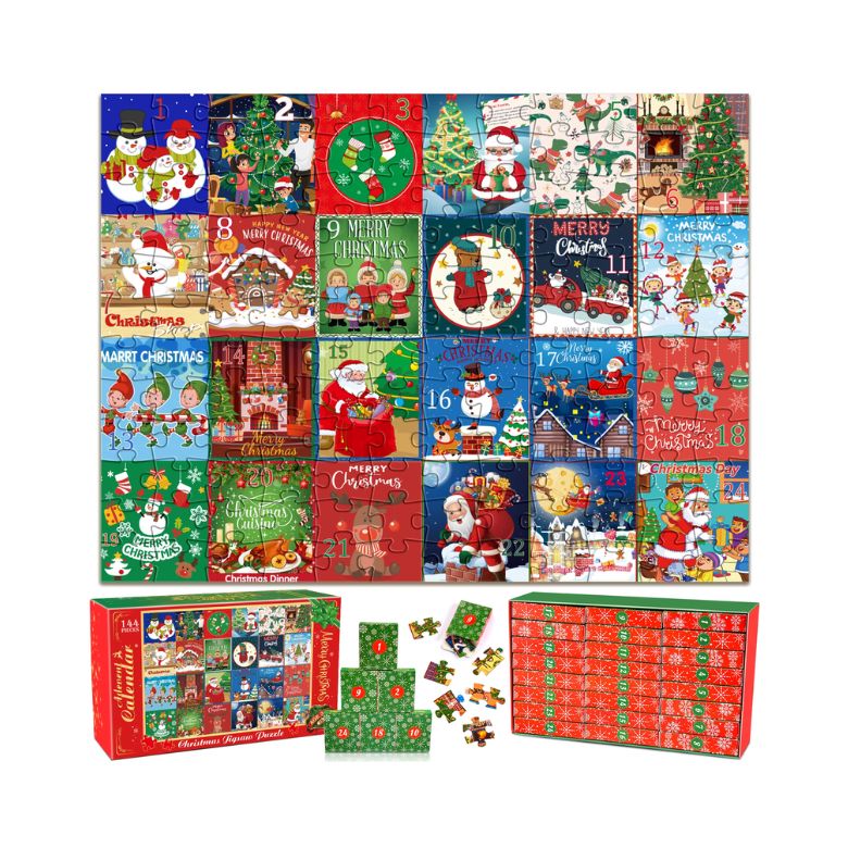 Kids Advent Calendar Christmas Jigsaw Puzzles