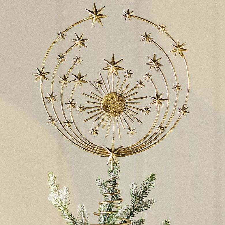 Hedy Gold Metal Tree Topper