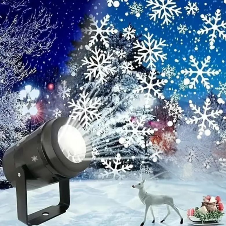 Outdoor Christmas Snowflake Projector Lights