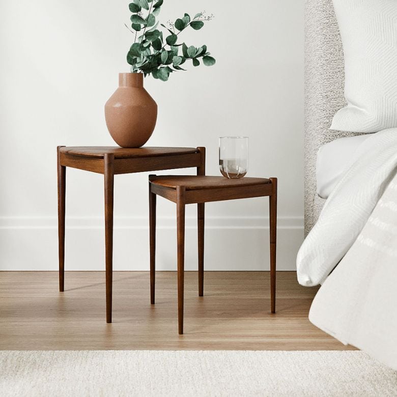 tripod nesting side tables