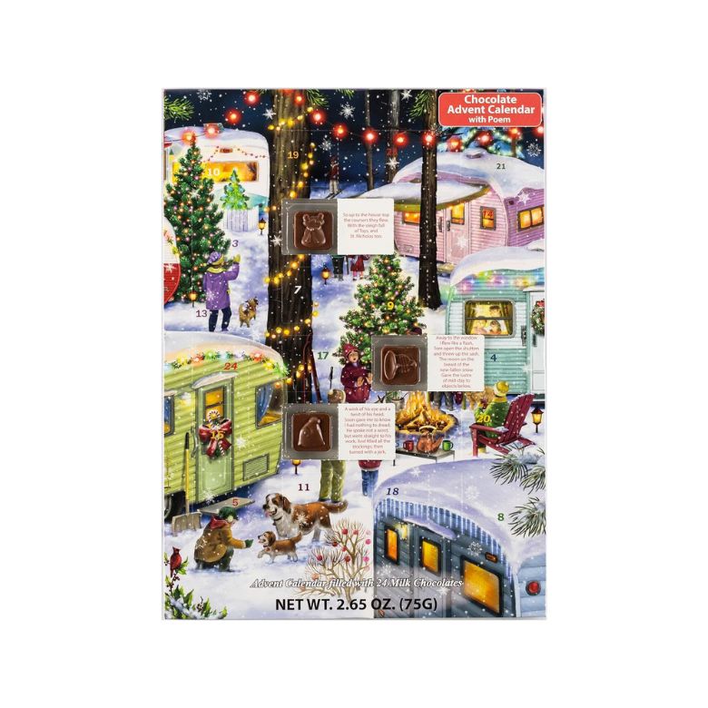 Vermont Christmas Company 'Camping for Christmas' Chocolate Advent Calendars with Poems