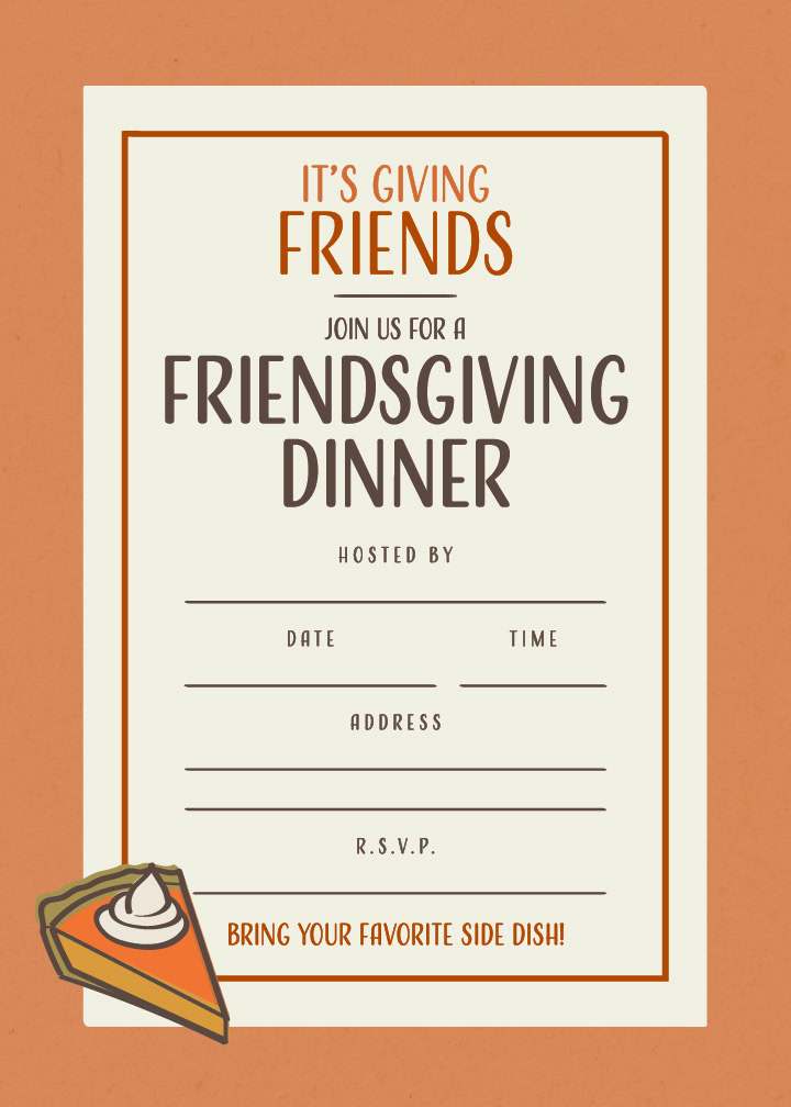 free printable friendsgiving invitation