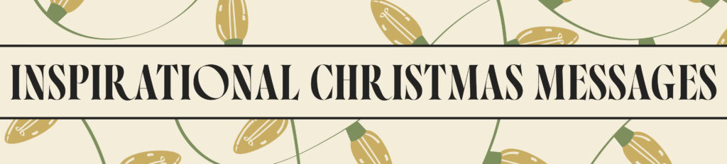 inspirational holiday card messages