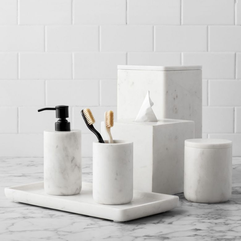 marble bathroom accessories