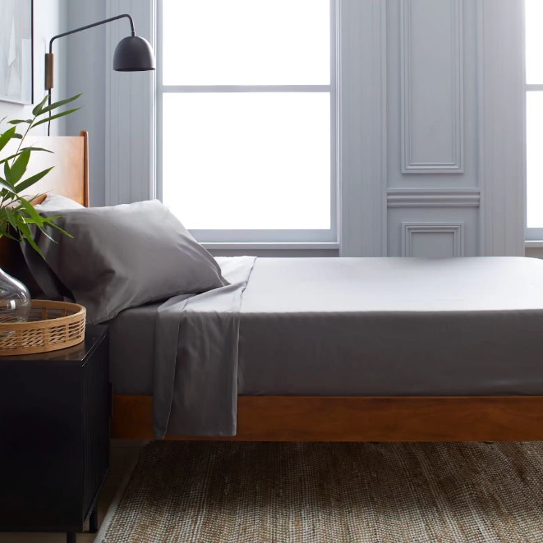 Charcoal Luxury Organic Sateen Sheet Set