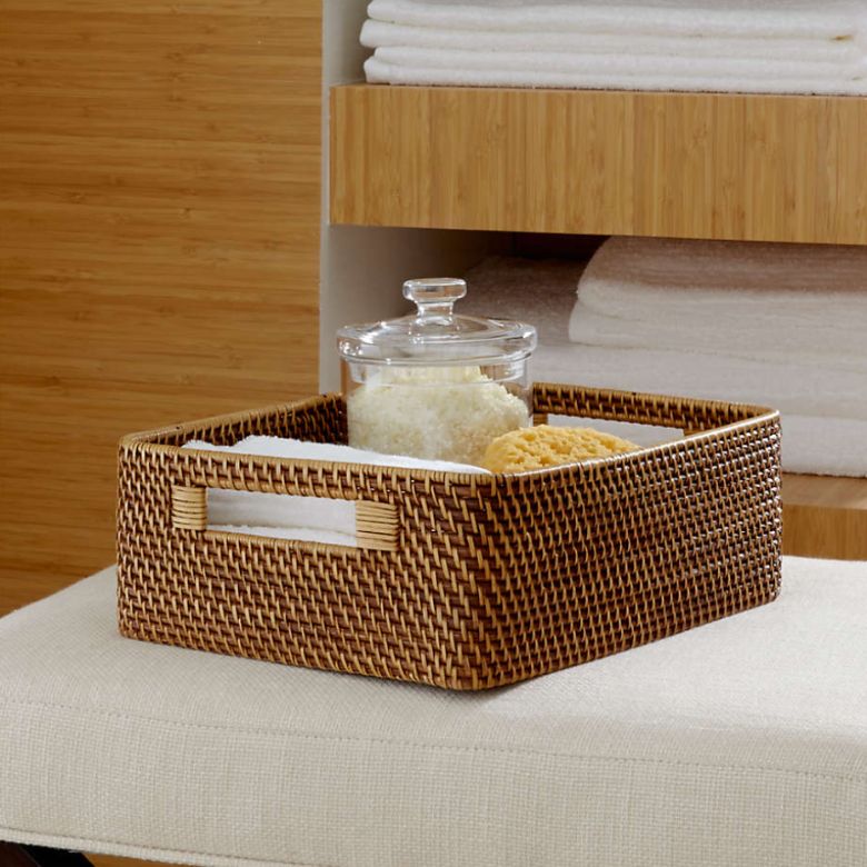 Low Open Woven Basket