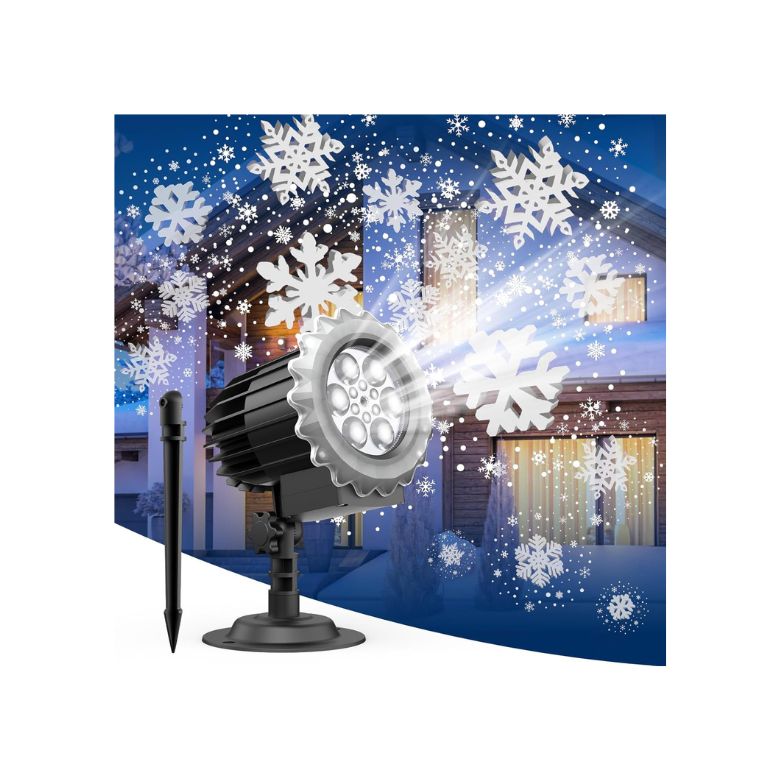 Christmas Snowflake Outdoor Light Projector