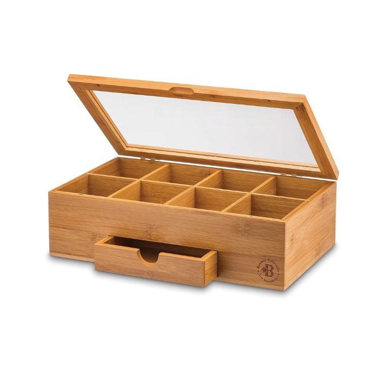 Bamboo Tea Bag Organizer