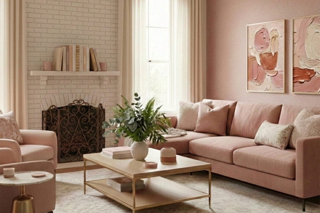 february color of the month, pink frost