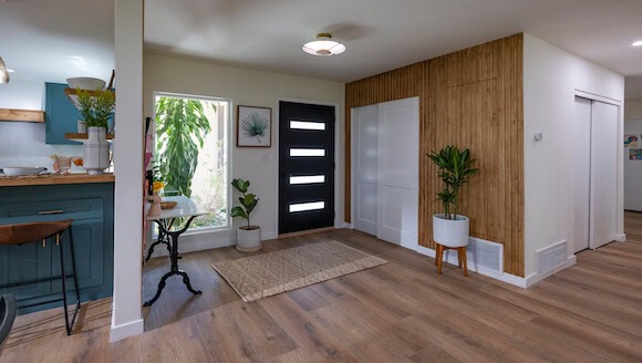 Entryway after renovation