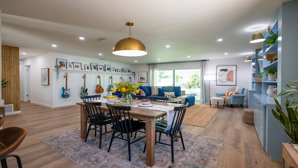 Dining area renovated