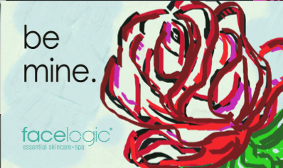 Valentines Day Gift Card for a Facial