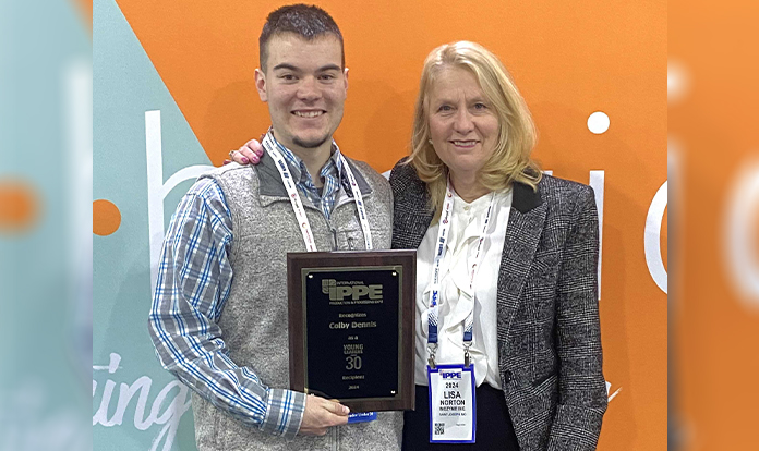 BioZyme’s Colby Dennis earns Young Leader Award 