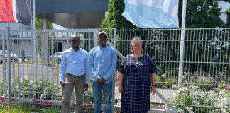 Dr Antje Eckel welcomes Kenya Farmers Federation CEO