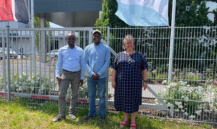 Dr Antje Eckel welcomes Kenya Farmers Federation CEO