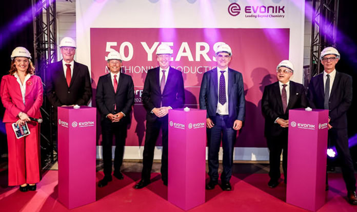 Evonik celebrates 50th anniversary of DL-methionine production in Belgium