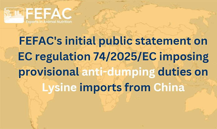High anti-dumping duties on lysine imports concern manufacturers