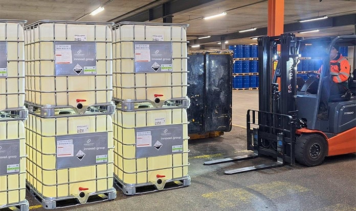 Innovad Group receives first industrial load of sustainable fatty acids