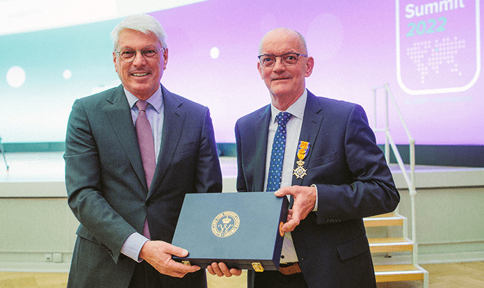 Johan den Hartog appointed Officer in the Order of Orange-Nassau