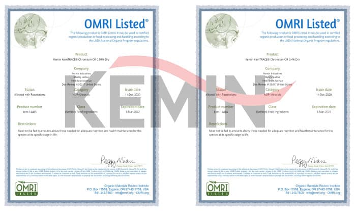 Kemin Industries expands chromium portfolio with launch of KemTRACE® Chromium-OR 