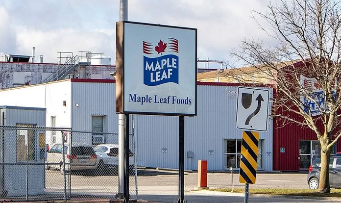 Maple Leaf Foods closes its plant in Brantford, Ontario