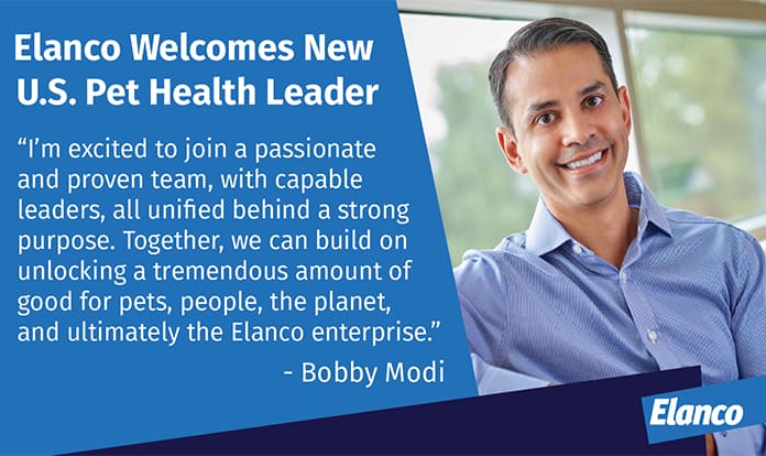 Rajeev Modi to lead Elanco's pet health unit in US