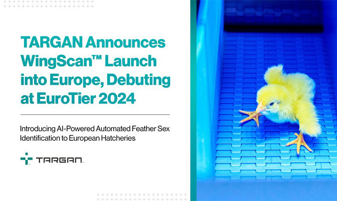 TARGAN to launch sex identification system for European poultry sector at EuroTier 2024