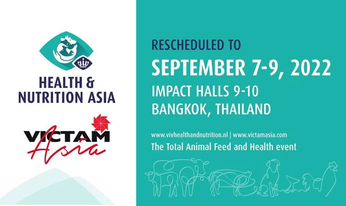VICTAM Asia and Health & Nutrition Asia start 7 September in Thailand