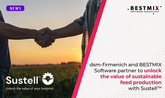 dsm-firmenich and BESTMIX Software team up for sustainable feed production