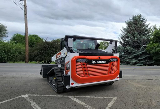 Bobcat compact loader for equipment rental at Frontier Repair & Towing.