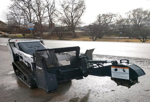Heavy-duty tracked equipment for construction and events.