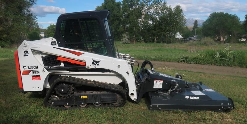Bobcat skid steer loader for equipment and party rentals.
