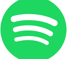 Streaming music app icon, representing Spotify's brand identity and digital music platform.