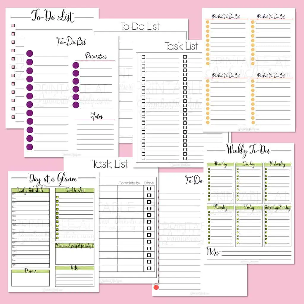 33 Free Printable To Do List Templates | Lamberts Lately for Free Printable To Do List Templates