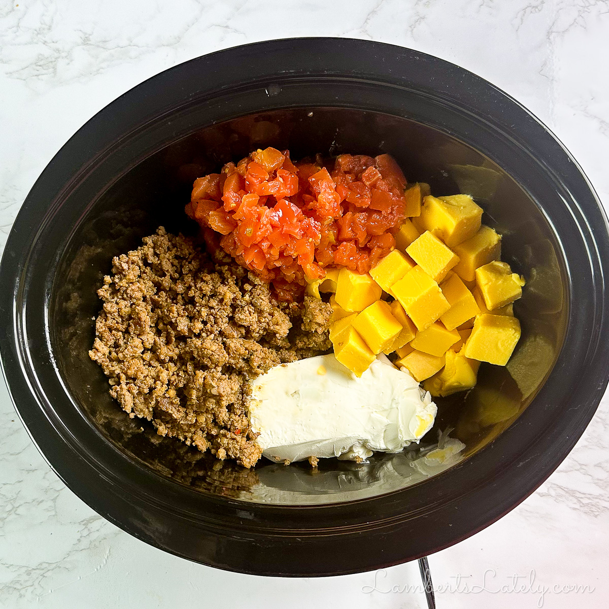 Rotel Dip in the Crock Pot